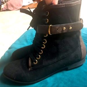 Refresh ankle combat boot sz 10